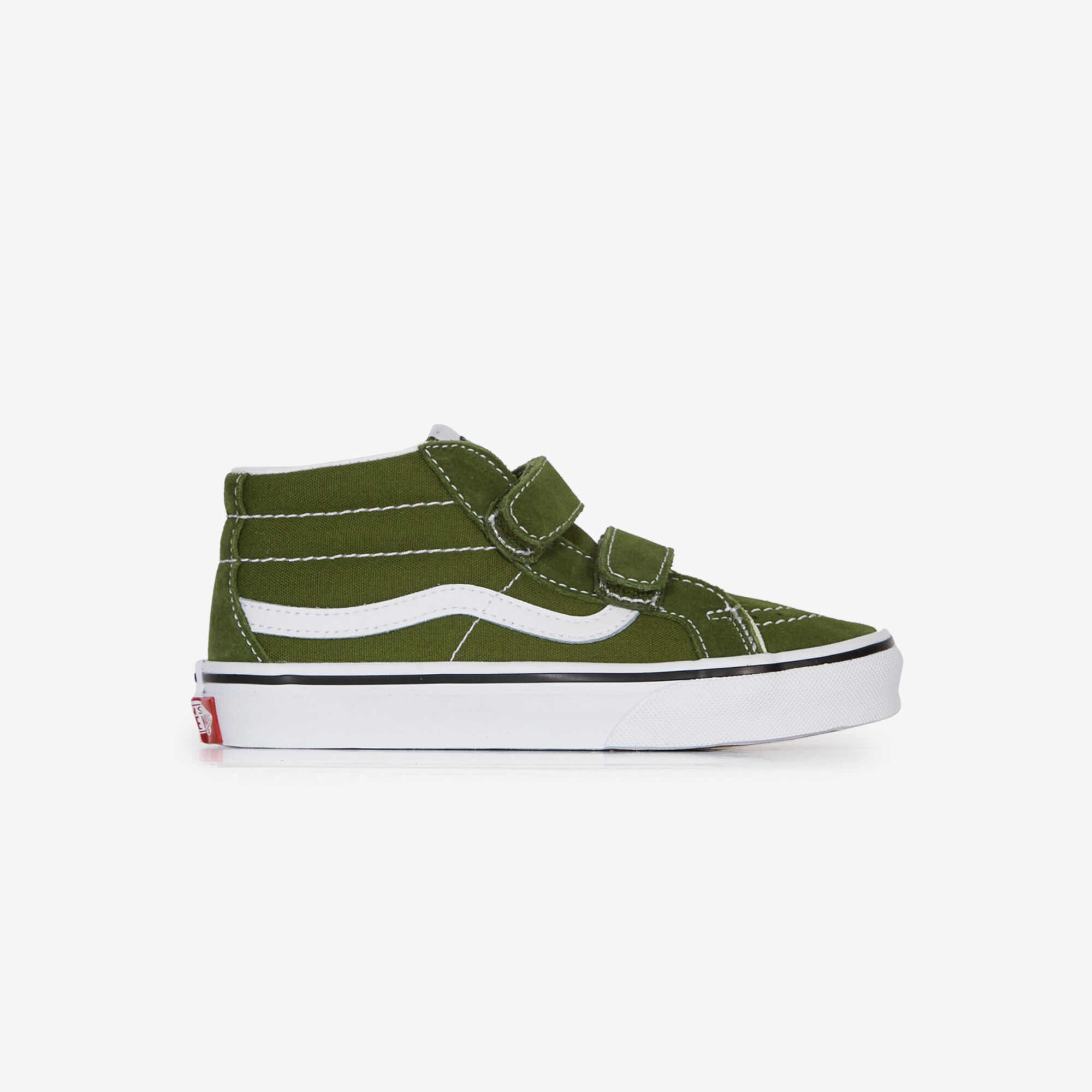 VANS SK8 MID V SNEAKERS ENFANT VERT BLANC SCRATCH Courir