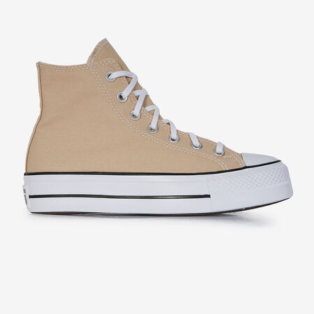 CONVERSE CHUCK TAYLOR ALL STAR LIFT HI BEIGE FEMME