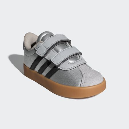 ADIDAS SPORTSWEAR VL Court 3.0 Shoes Kids Silver Metallic / Core Black / Light Solid Grey BABIES