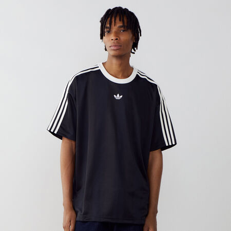 ADIDAS ORIGINALS JERSEY TREFOIL BLACK/WHITE MEN