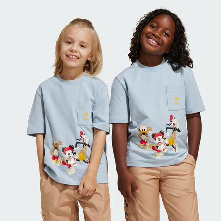 ADIDAS SPORTSWEAR T-SHIRT ADIDAS DISNEY MICKEY MOUSE Wonder Blue / Crew Yellow JUNIOR