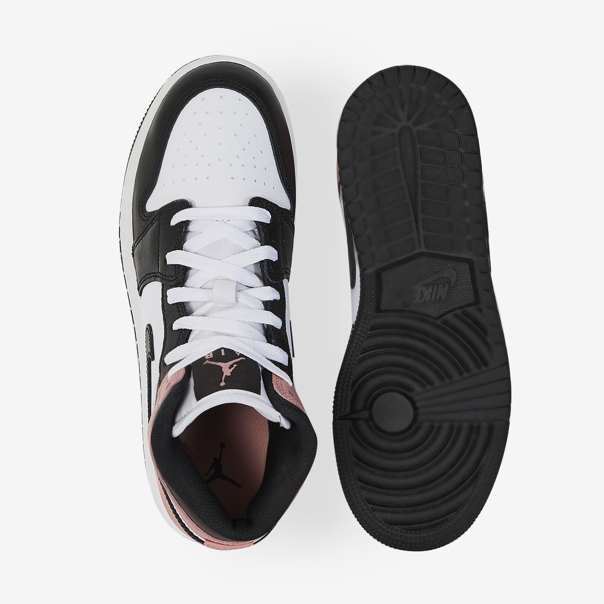 Air Jordan 1 Mid  Blanc/rose
