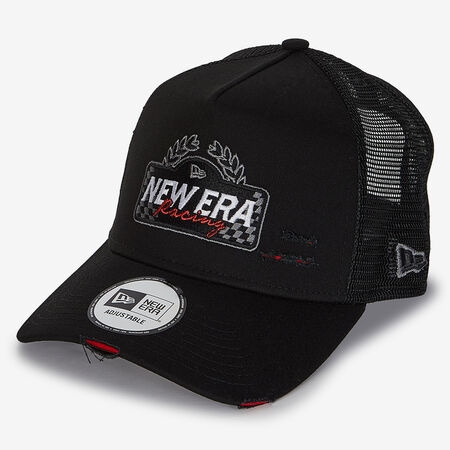 NEW ERA TRUCKER NE MOTOSPORT PATCH BLACK MEN