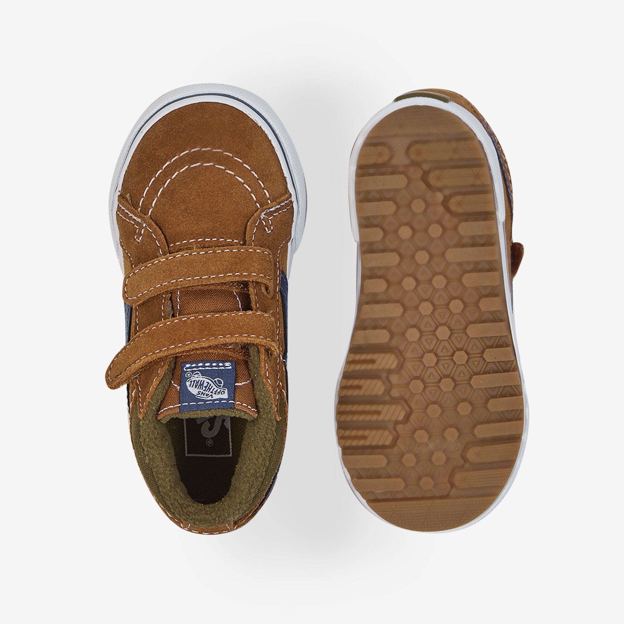 Sk8-mid V Mte  Marron/bleu   - Bébé -