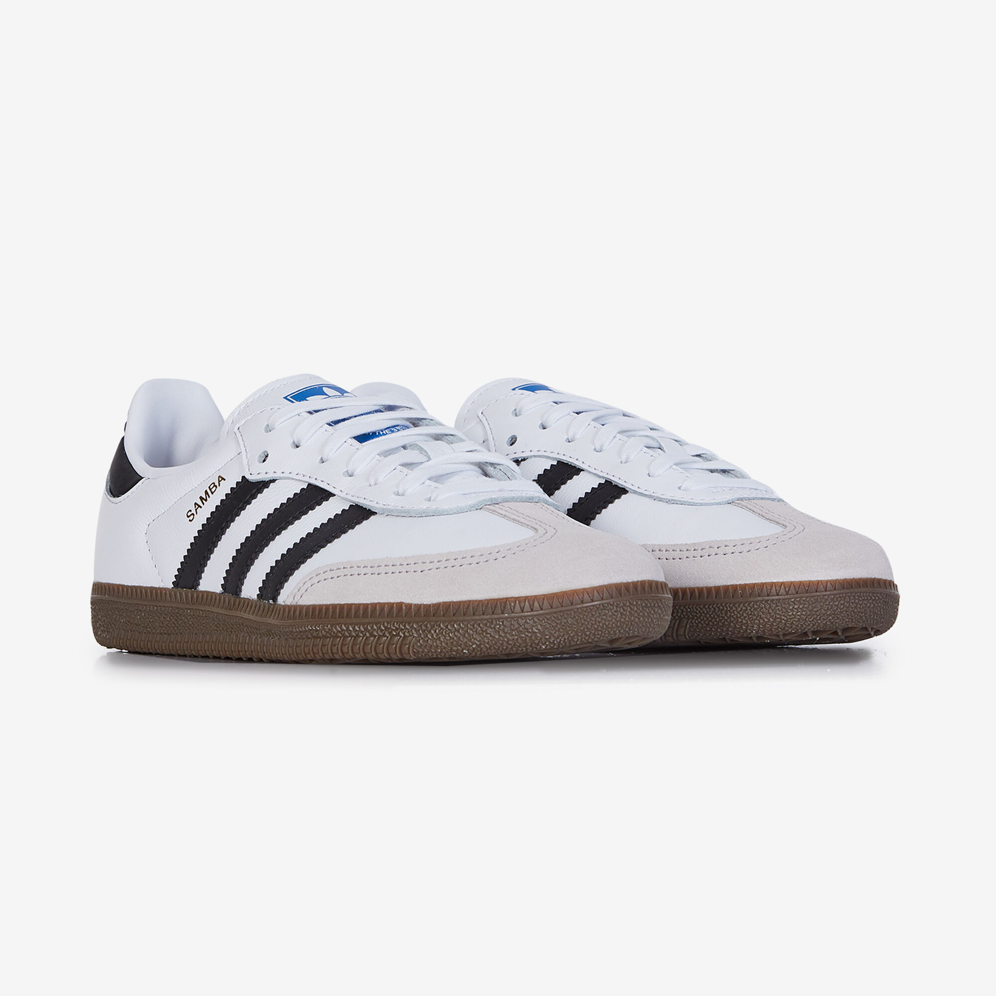 ADIDAS ORIGINALS SAMBA OG WHITE/BLACK - SNEAKERS KIDS | Courir.com