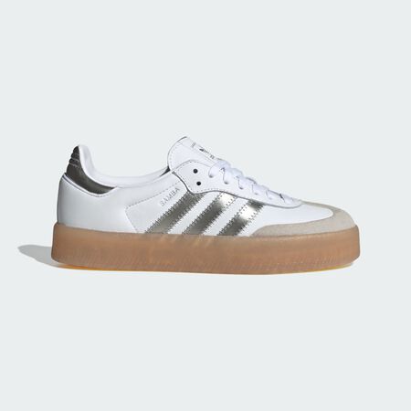 ADIDAS ORIGINALS Chaussure Sambae Cloud White / Silver Metallic / Gum FEMME