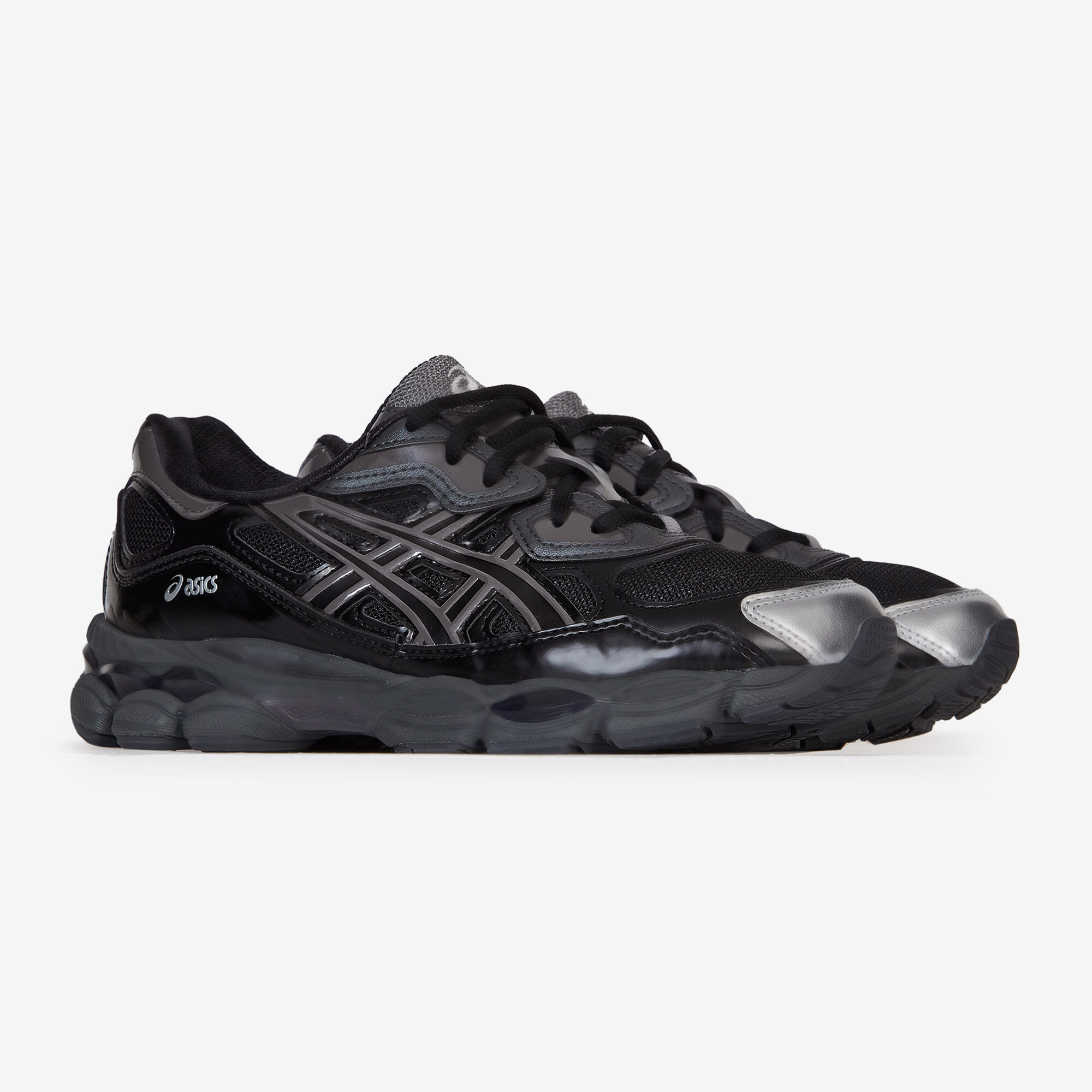 ASICS GEL NYC X KICKI YANG ZHANG NOIR ARGENT SNEAKERS FEMME LACETS Courir