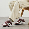 null : WHITE/BURGUNDY