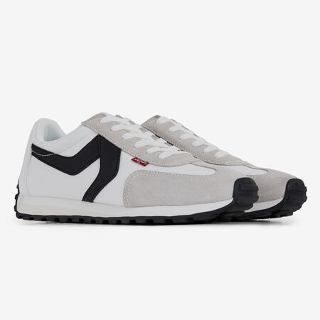 LEVIS STRYDER RED TAB WHITE/BLACK MEN