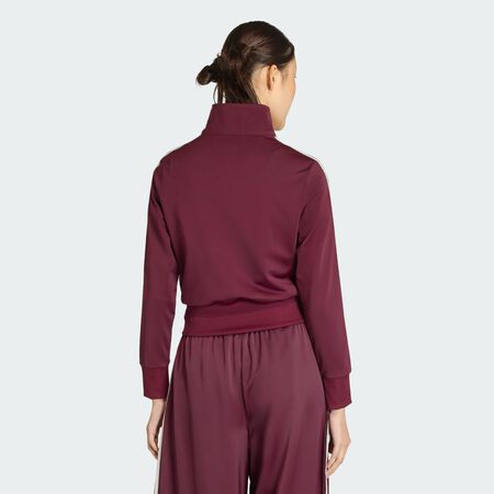 ADIDAS ORIGINALS FIREBIRD CLASSIC TRACK TOP Maroon / Off White WOMEN