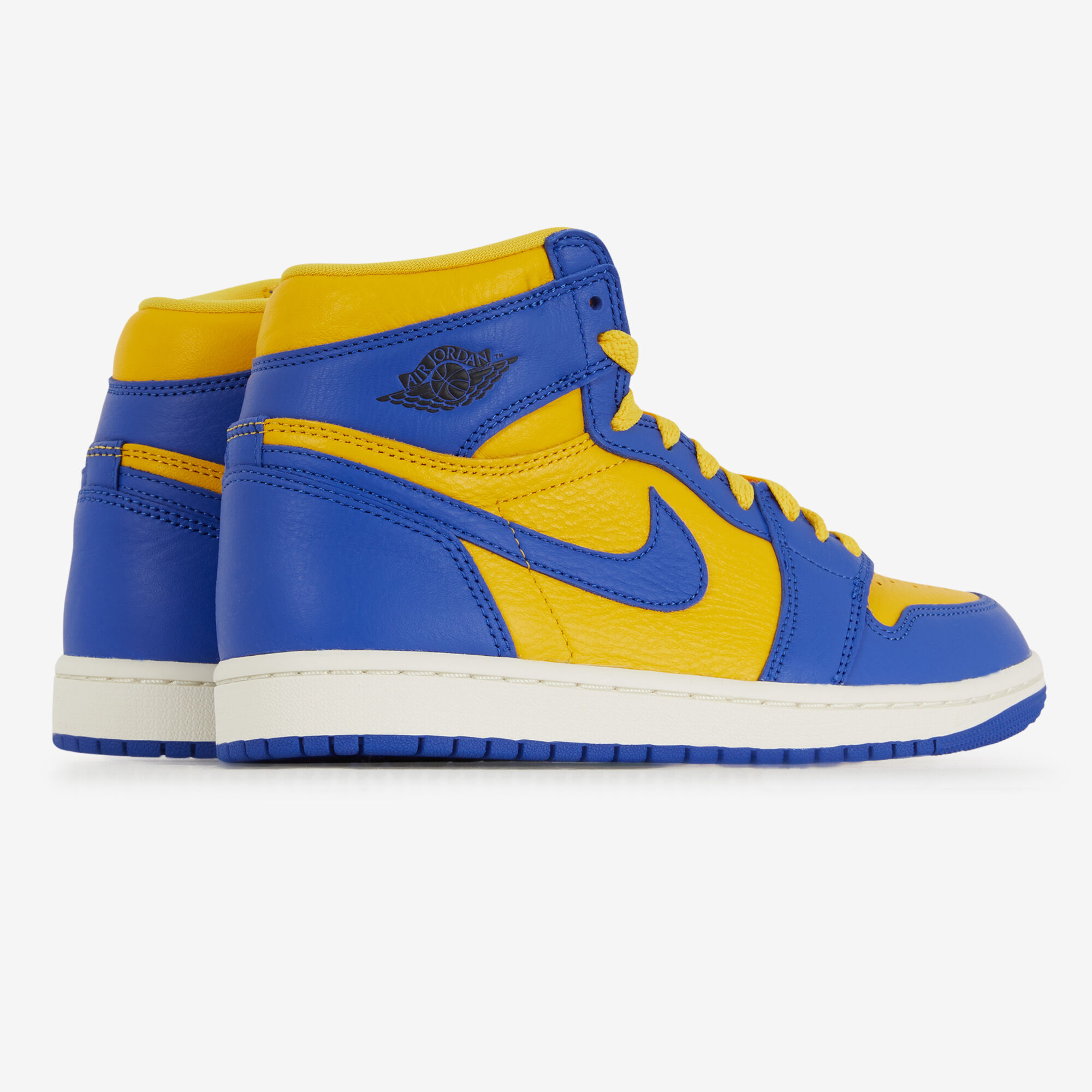 Air jordan on sale bleu et jaune