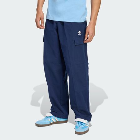 Trefoil Essentials Woven : Night Indigo / White