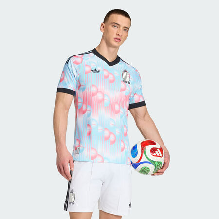 ADIDAS PERFORMANCE Maillot Ext&eacute;rieur Belgique 26 Authentique Frozen Blue / Black HOMME