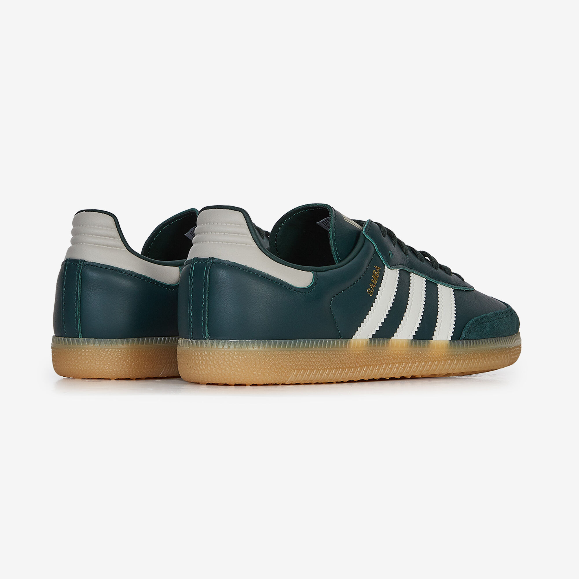 ADIDAS ORIGINALS SAMBA OG VERT BLANC SNEAKERS ENFANT LACETS Courir