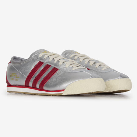 ADIDAS ORIGINALS ITALIA 70S SILVER/RED WOMEN