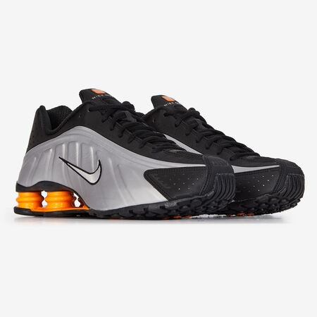 NIKE shox SHOX R4 BLACK/SILVER MEN
