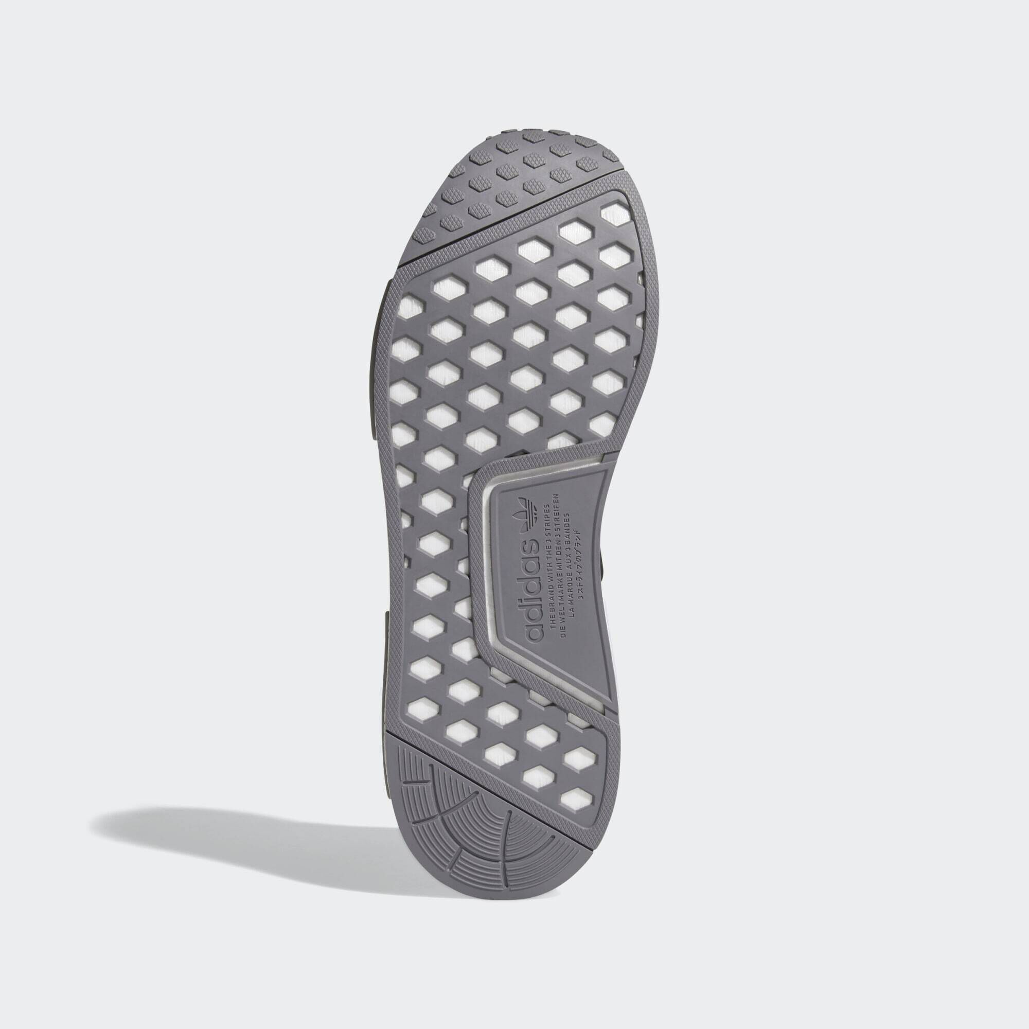 Nmd_r1 shoes grey three  cloud white  core black clearance