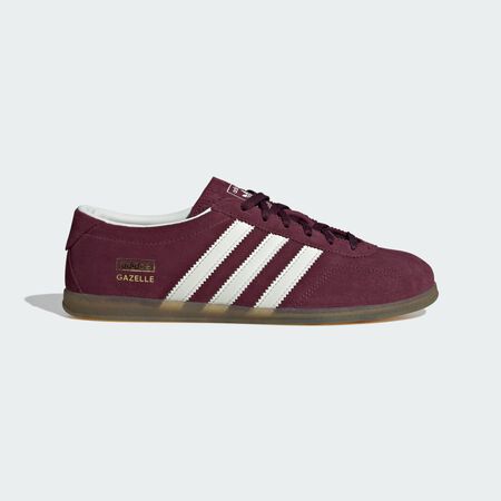 ADIDAS ORIGINALS GAZELLE LO PRO SHOES Maroon / Core White / Gum UNISEX