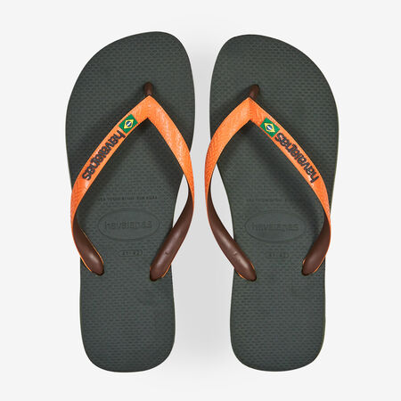 HAVAIANAS brasil BRASIL MIX VERT FONCE HOMME