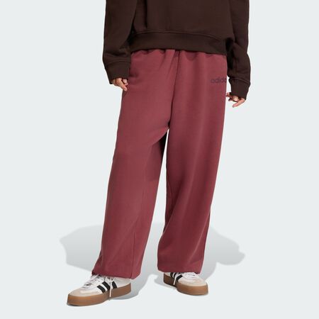 ADIDAS ORIGINALS ESSENTIALS LINEAR BYFR JOGGER (JAPAN JOGGER+) WASHED Maroon WOMEN