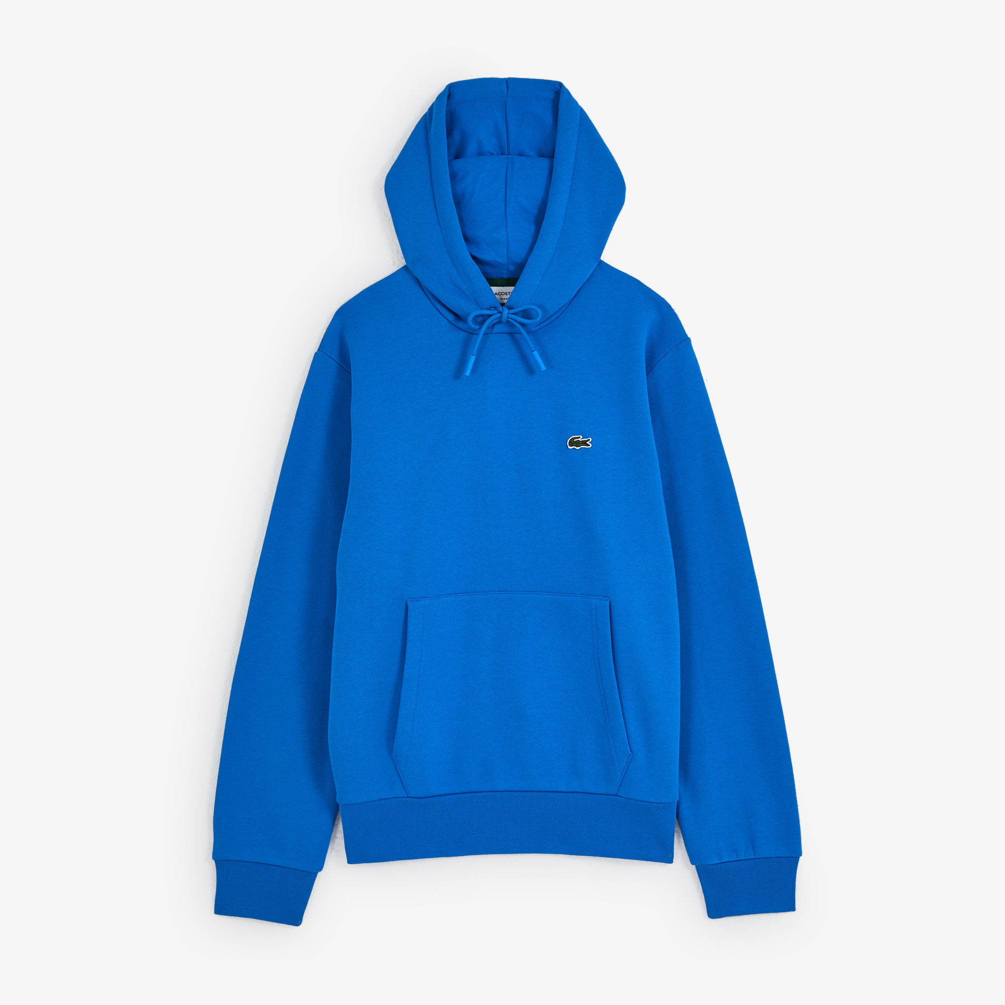 Royal blue lacoste hoodie top