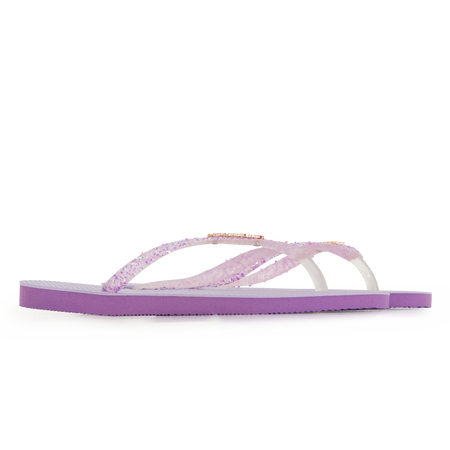 HAVAIANAS SLIM GLITTER FLOURISH VIOLET FEMME