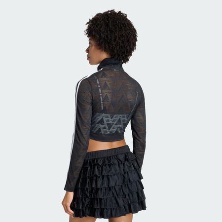 ADIDAS ORIGINALS FIREBIRD CLASSIC LACE TRACK TOP Black WOMEN