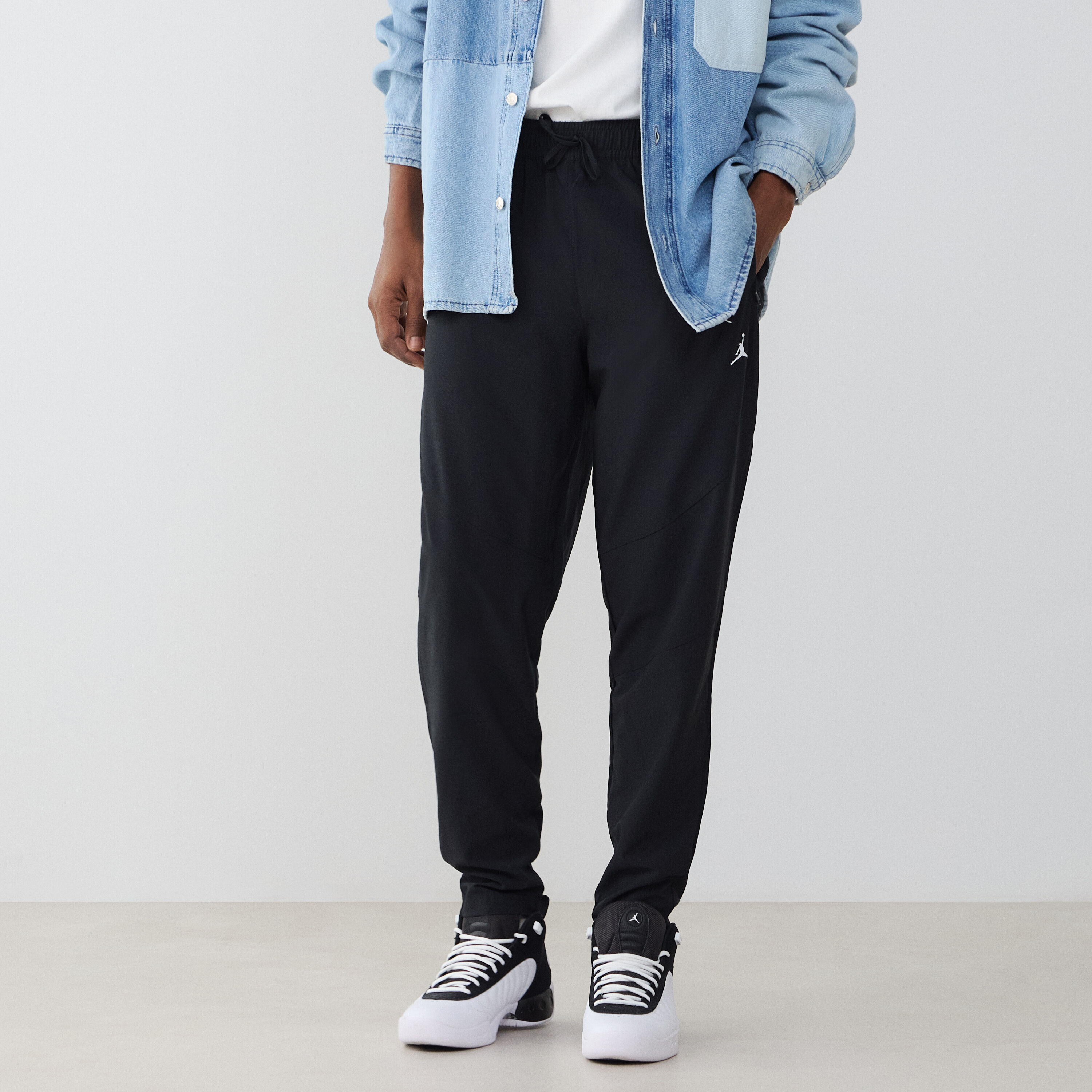 Mens black jordan sweatpants cheap