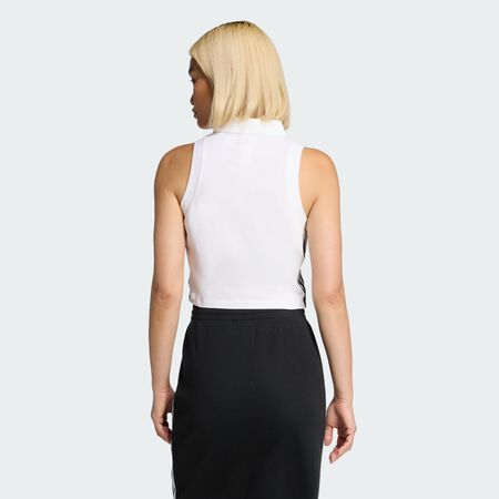 ADIDAS ORIGINALS POLO TOP White / Black WOMEN