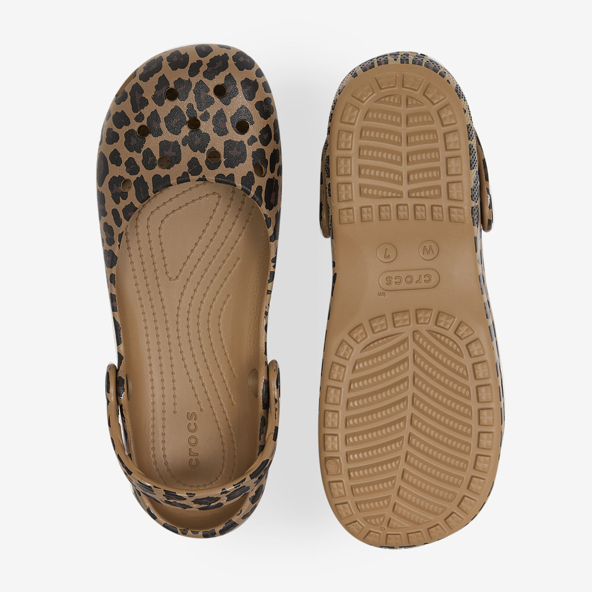 Crocs Classic Animal Ballet Ballerines Femmes SepiaLeopard - vue 5