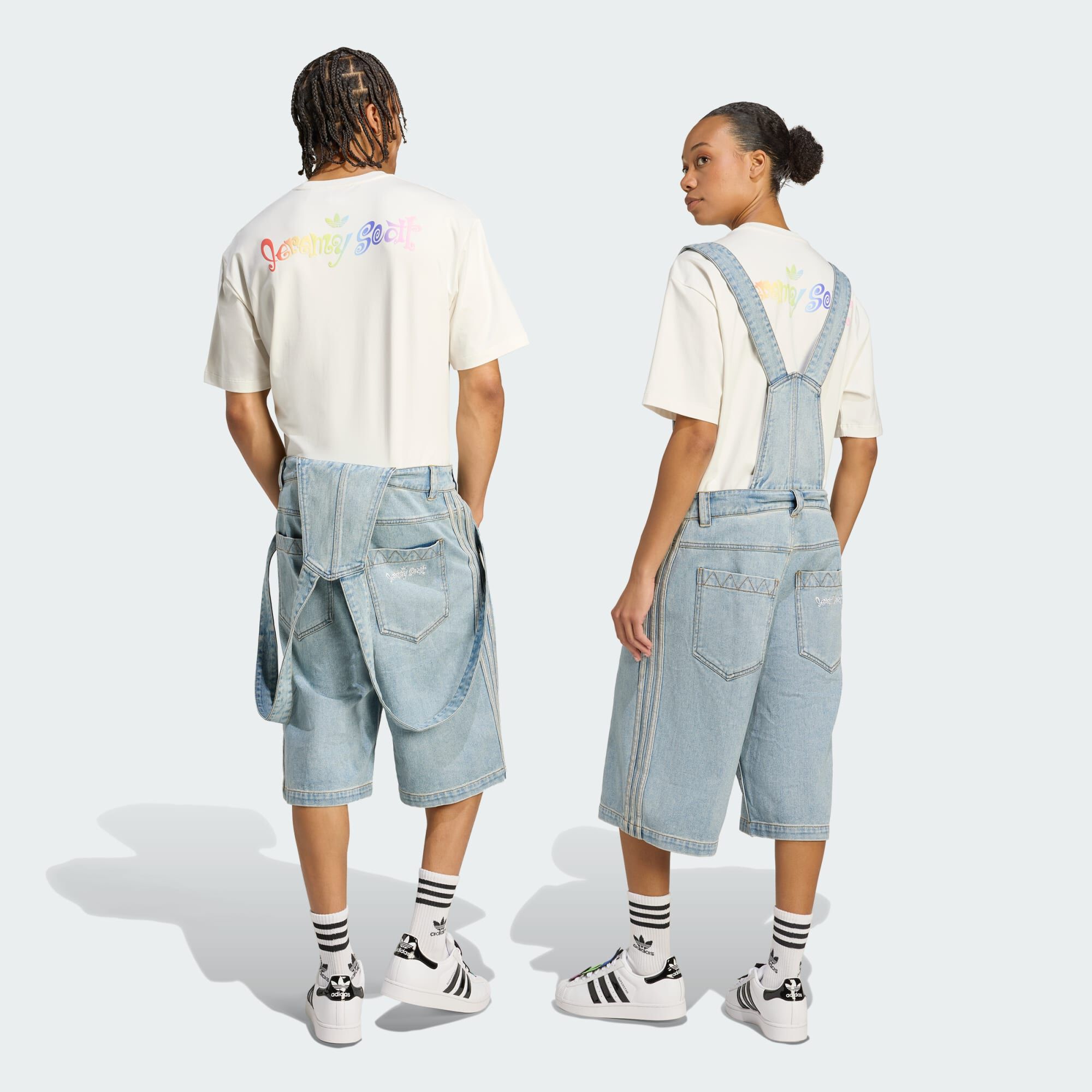 DENIM DUNGAREE まとめ売り ADIDAS ORIGINALS adidas x Jeremy Scott Denim Dungaree Grey