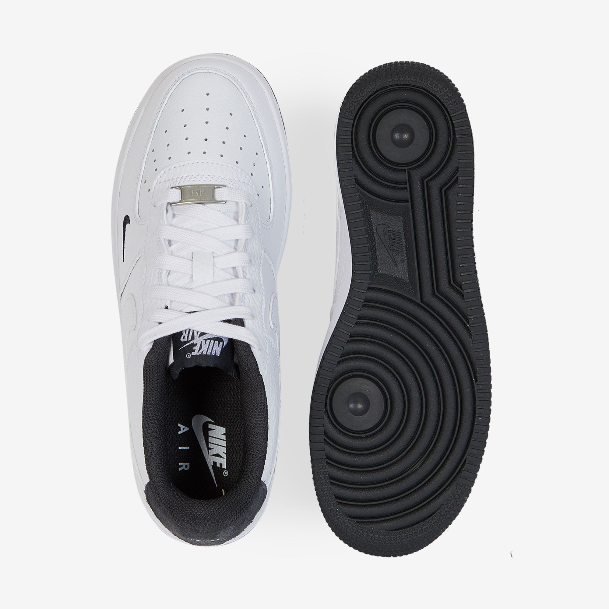 Air Force 1 Low Mini Swoosh  Blanc/noir