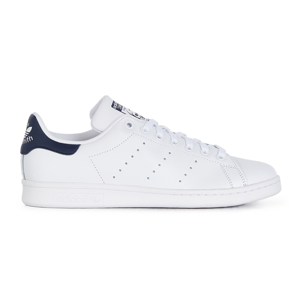 ADIDAS ORIGINALS STAN SMITH SNEAKERS HOMME BLANC MARINE LACETS Courir