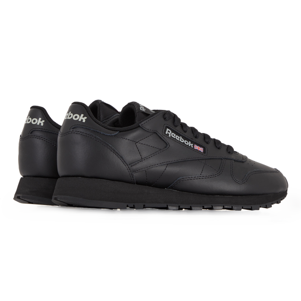 REEBOK CLASSIC LEATHER BLACK BLACK SNEAKERS MEN Courir