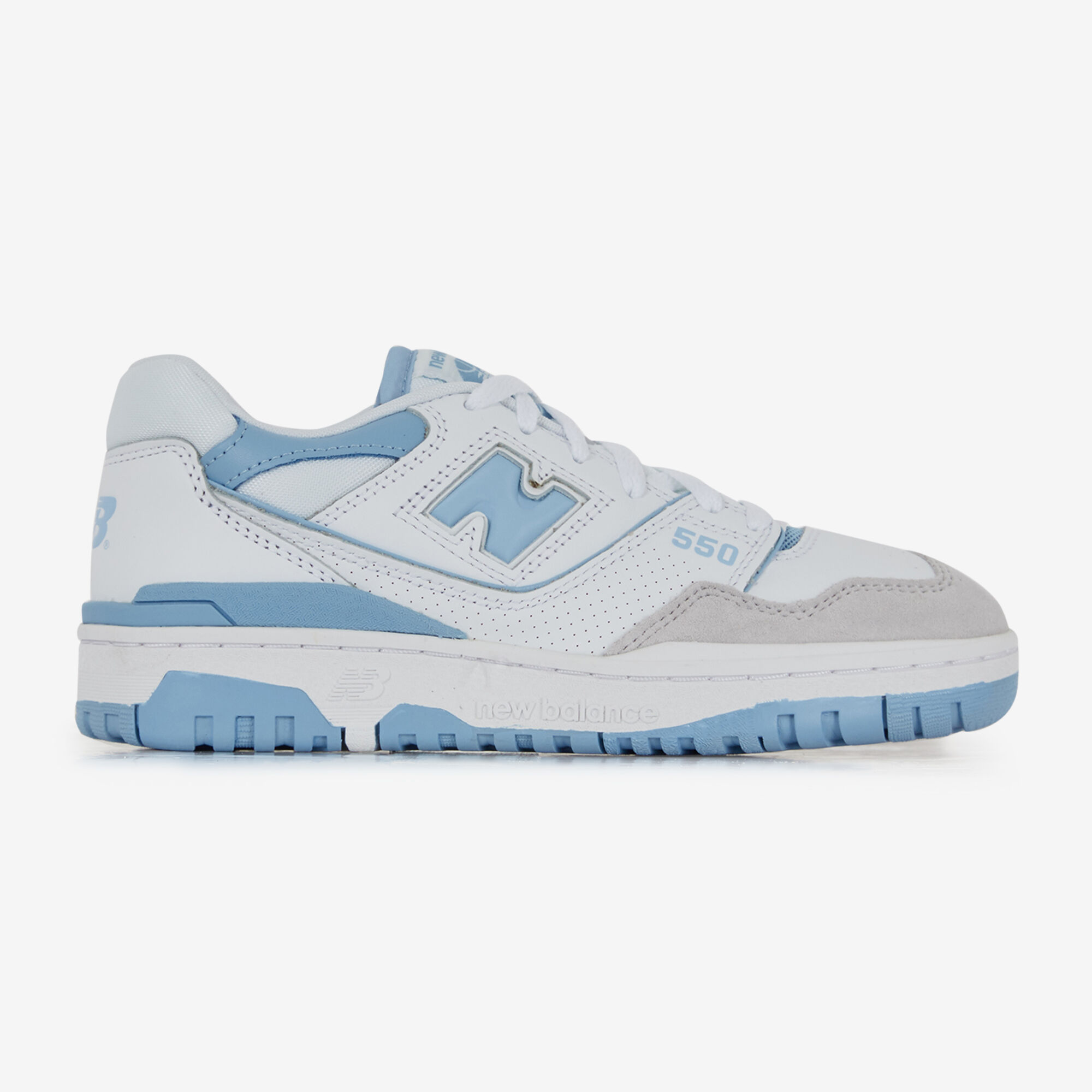New balance blanche et bleu store