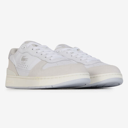 LACOSTE T-CLIP SET BLANC/GRIS FEMME