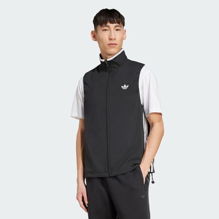ADIDAS ORIGINALS Veste sans manches adidas Adicolor Black / White HOMME