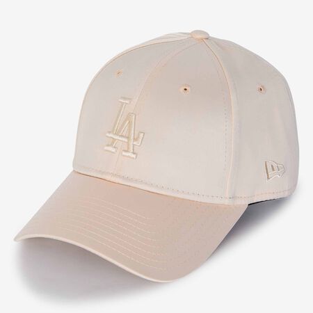 NEW ERA 9FORTY WOMEN LA SATIN LOGO BEIGE WOMEN