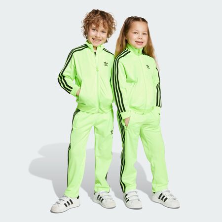 ADIDAS ORIGINALS Surv&ecirc;tement Adicolor Firebird Enfants Signal Green CADET