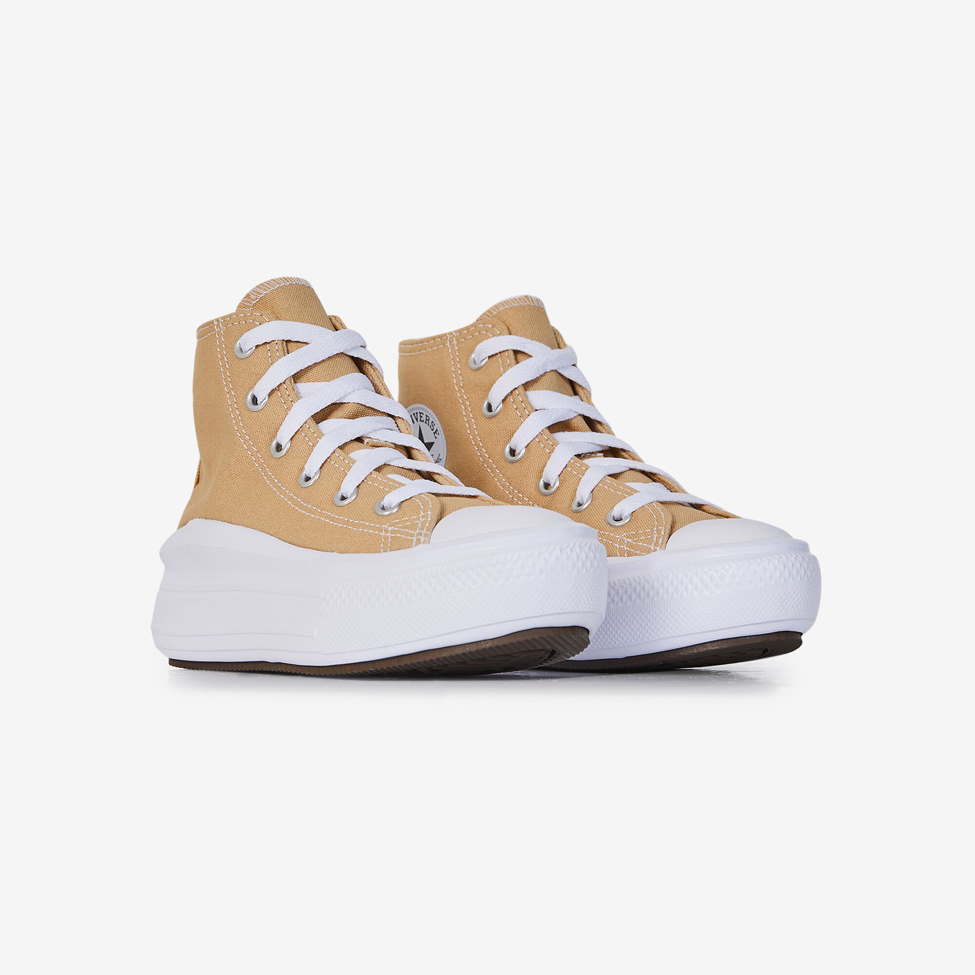 Chuck Taylor All Star Hi Move  Beige   - Enfant -
