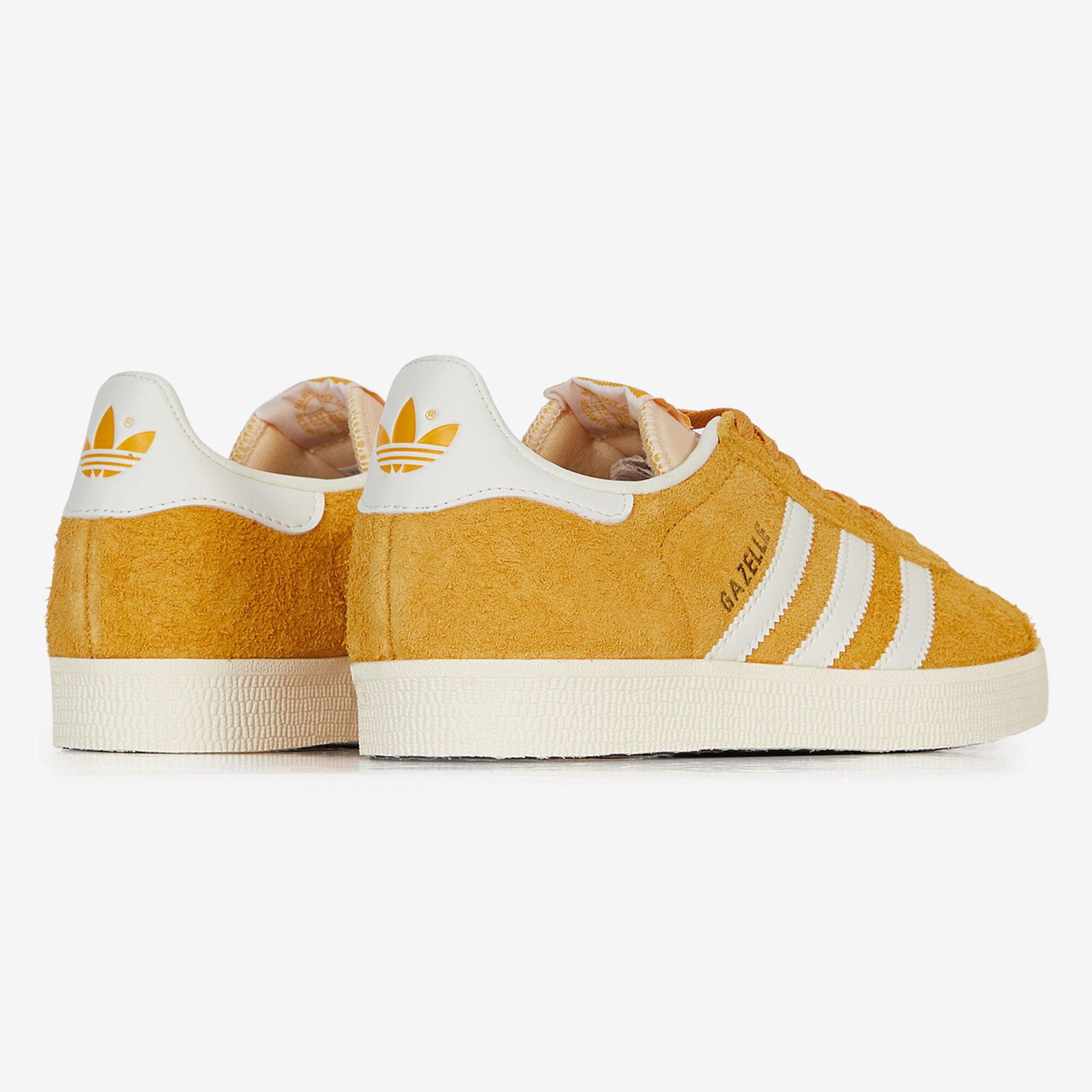 ADIDAS ORIGINALS GAZELLE SNEAKERS FEMME JAUNE BLANC LACETS Courir