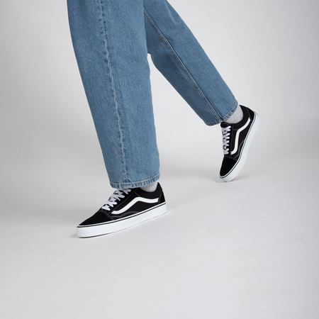 Vans old skool noir et bleu on sale