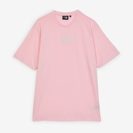 TEE SHIRT LA LAKERS : ROSE/BLANC