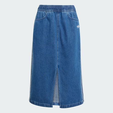 ADIDAS ORIGINALS Denim Skirt Kids Medium Blue Denim JUNIOR