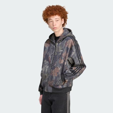 ADIDAS ORIGINALS Camo Hooded Full-Zip Black MEN