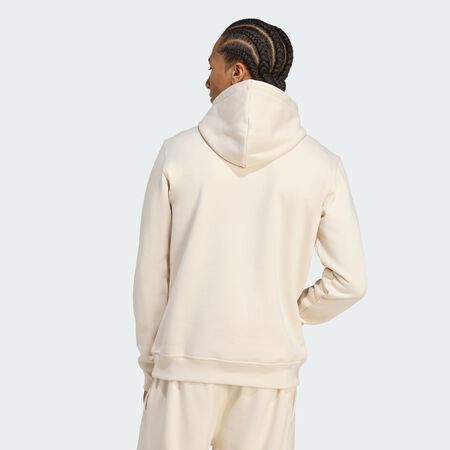 ADIDAS ORIGINALS HOODIE ESSENTIAL TREFOIL BEIGE/BLANC HOMME