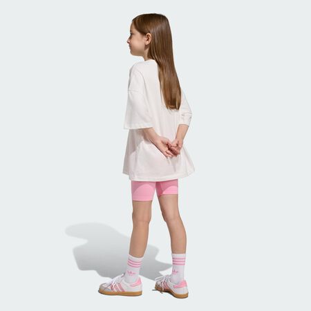 ADIDAS ORIGINALS Ensemble cyclisme short et t-shirt enfants Light Pink CADET