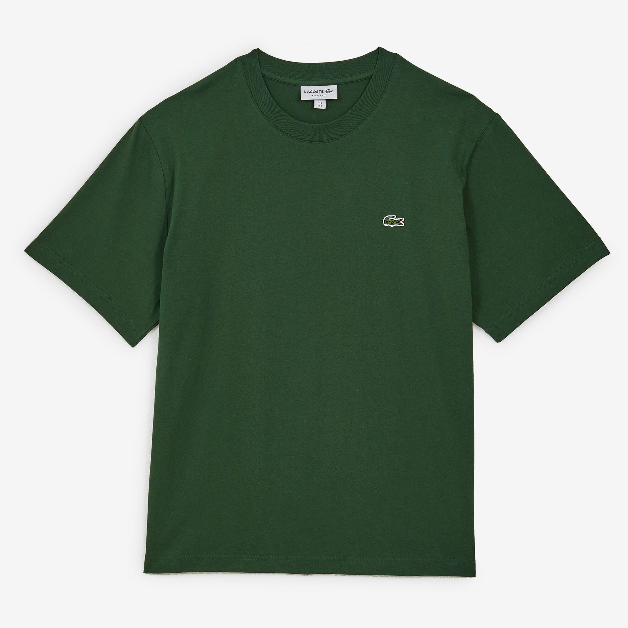 LACOSTE TEE SHIRT CLASSIC SMALL LOGO GREEN TEE SHIRT MEN Courir