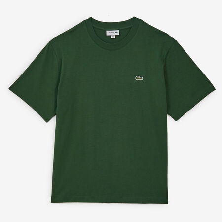 LACOSTE TEE SHIRT CLASSIC SMALL LOGO GREEN MEN
