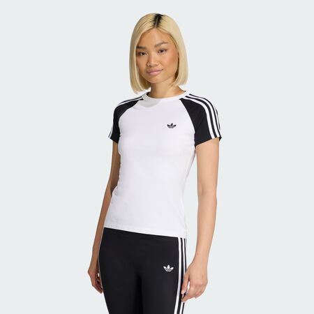 ADIDAS ORIGINALS SST TEE White / Black / White WOMEN